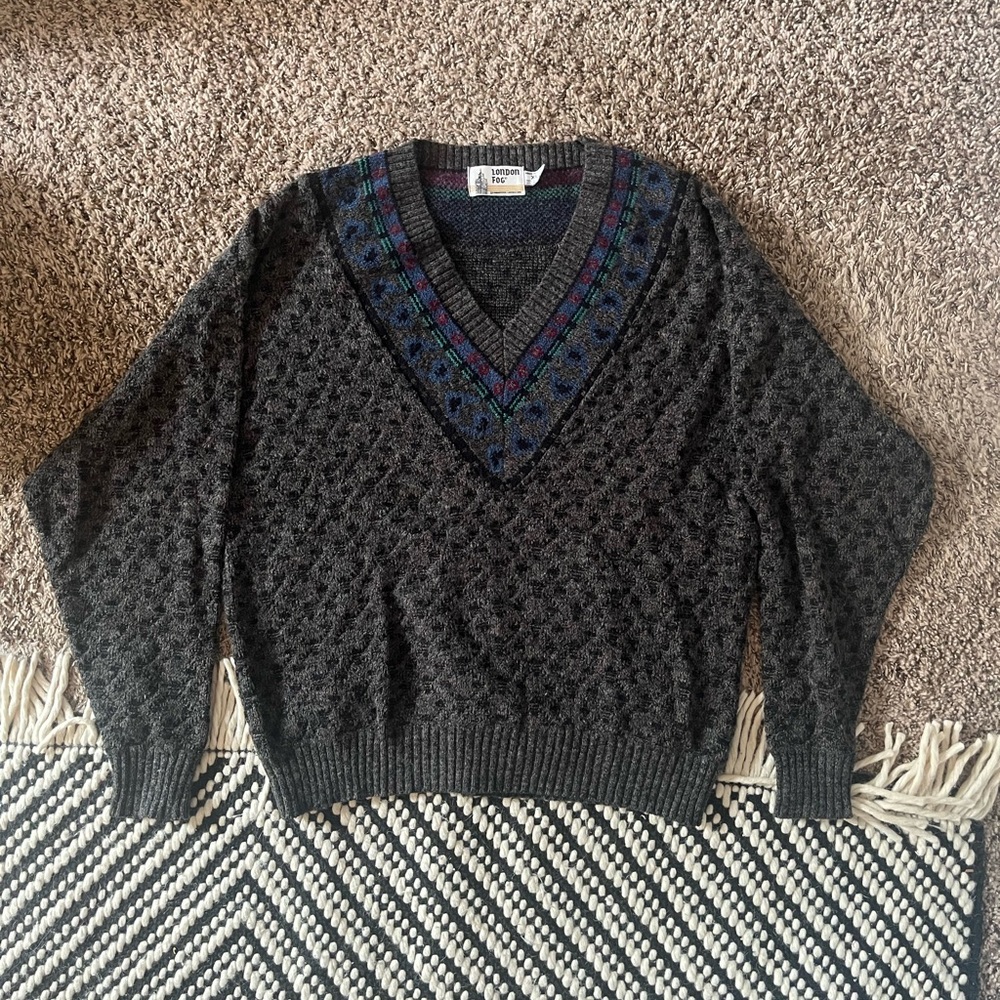 London Fog vintage sweater